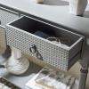 Safavieh Home Collection Haines White 2-Drawer Bottom Shelf Console Table(Distressed / Grey)