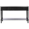 Safavieh Home Collection Landers Distressed 3-Drawer Console Table CNS5711A, Distrssed White(Black)