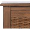 Safavieh Home Collection Landers Distressed 3-Drawer Console Table CNS5711A, Distrssed White(Brown)