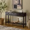 Safavieh Home Collection Landers Distressed 3-Drawer Console Table CNS5711A, Distrssed White(Dark Chocolate)