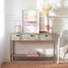 Safavieh Home Collection Landers Distressed 3-Drawer Console Table CNS5711A, Distrssed White(Greige)