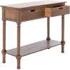 Safavieh Home Collection Landers Greige2-Drawer Console Table CNS5710D, Greige(Brown)