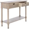 Safavieh Home Collection Landers Greige2-Drawer Console Table CNS5710D, Greige(Greige)