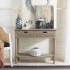 Safavieh Home Collection Landers Greige2-Drawer Console Table CNS5710D, Greige(Greige)