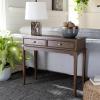 Safavieh Home Collection Opal Distressed White 2-Drawer Console Table(Brown)