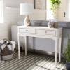 Safavieh Home Collection Opal Distressed White 2-Drawer Console Table(Distressed / White)