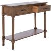 Safavieh Home Collection Peyton Brown 2-Drawer Console Table CNS5704C(Brown)