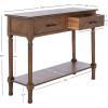 Safavieh Home Collection Peyton Brown 2-Drawer Console Table CNS5704C(Brown)