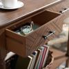 Safavieh Home Collection Peyton Brown 2-Drawer Console Table CNS5704C(Brown)