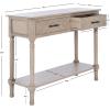 Safavieh Home Collection Peyton Brown 2-Drawer Console Table CNS5704C(Greige)