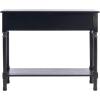 Safavieh Home Collection Primrose Brown 2-Drawer Console Table(Black)