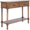Safavieh Home Collection Primrose Brown 2-Drawer Console Table(Brown)