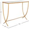 Safavieh Home Collection Princess Mirror Top Console Table, Gold