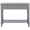 Safavieh Home Collection Ryder Distressed Grey 2-Drawer Bottom Shelf Console Table(Distressed / Grey)