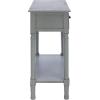 Safavieh Home Collection Ryder Distressed Grey 2-Drawer Bottom Shelf Console Table(Distressed / Grey)