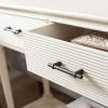 Safavieh Home Collection Ryder Distressed Grey 2-Drawer Bottom Shelf Console Table(Distressed / White)