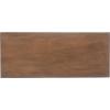 Safavieh Home Collection Tinsley Brown Rectangular Bottom Shelf Console Table(Brown)