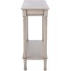Safavieh Home Collection Tinsley Brown Rectangular Bottom Shelf Console Table(Greige)