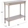 Safavieh Home Collection Tinsley Brown Rectangular Bottom Shelf Console Table(Greige)