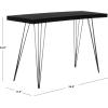 Safavieh Home Collection Wolcott Mid-Century Modern Taupe and Black Console Table(Black / Black)