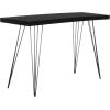 Safavieh Home Collection Wolcott Mid-Century Modern Taupe and Black Console Table(Black / Black)