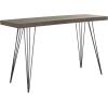 Safavieh Home Collection Wolcott Mid-Century Modern Taupe and Black Console Table(Dark Brown / Black)