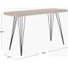 Safavieh Home Collection Wolcott Mid-Century Modern Taupe and Black Console Table(Taupe / Black)