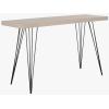 Safavieh Home Collection Wolcott Mid-Century Modern Taupe and Black Console Table(Taupe / Black)