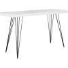 Safavieh Home Collection Wolcott Mid-Century Modern Taupe and Black Console Table(White / Black)
