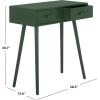 Safavieh Home Dean Mid-Century Modern Slate Grey 2-drawer Console(Garden Green)