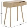 Safavieh Home Dean Mid-Century Modern Slate Grey 2-drawer Console(Sand)