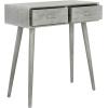 Safavieh Home Dean Mid-Century Modern Slate Grey 2-drawer Console(Slate / Grey)