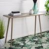 Safavieh Home Marshal Modern Antique White Console Table(Chocolate)