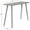 Safavieh Home Marshal Modern Antique White Console Table(Slate / Grey)