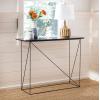 Safavieh Home Rylee Dark Grey and Black Console Table(Dark Grey / Black)