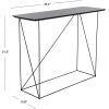 Safavieh Home Rylee Dark Grey and Black Console Table(Dark Grey / Black)