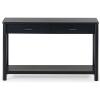 SAFAVIEH Couture Collection Jaylessa Medium Oak 2-Drawer Console Table(Black)
