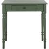 SAFAVIEH Home Collection – Arina Dusty Green Writing Desk, 1-Drawer Traditional Desk, Classic Home Office Design (DSK5710G)