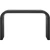 SAFAVIEH Home Collection – Liasonya Modern Natural Brown Waterfall Curved Console Table(Black)
