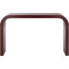 SAFAVIEH Home Collection – Liasonya Modern Natural Brown Waterfall Curved Console Table(Bordeaux)