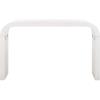 SAFAVIEH Home Collection – Liasonya Modern Natural Brown Waterfall Curved Console Table(White Washed)