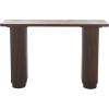 SAFAVIEH Home Collection Berai Dark Brown Console Table (Fully Assembled)(Dark Brown)