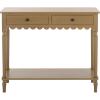 SAFAVIEH Home Collection Haven Desert Brown 2-Drawer Small Console Table for Entryway, Living Room, Foyer(Desert Brown)