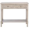 SAFAVIEH Home Collection Josie Greige 2-Drawer Console Table(Greige)