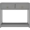 SAFAVIEH Home Collection Sadie Contemporary Turquoise Green 2-Drawer Console Table (Fully Assembled)(Grey)