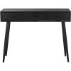 Safavieh Home Albus Mid-Century Modern Antique White 3-drawer Console Table(Black)
