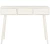 Safavieh Home Albus Mid-Century Modern Antique White 3-drawer Console Table(Vintage White)
