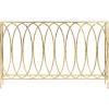 Safavieh Home Carina Gold Foil and Glass Console Table