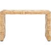 Safavieh Home Collection Adkin White Rattan Console Table(Honey Natural)