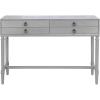 Safavieh Home Collection Aliyah White 4-Drawer Console Table(Distressed / Grey)